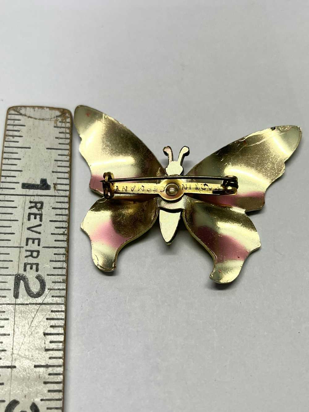 Vintage Vintage western Germany butterfly brooch … - image 2