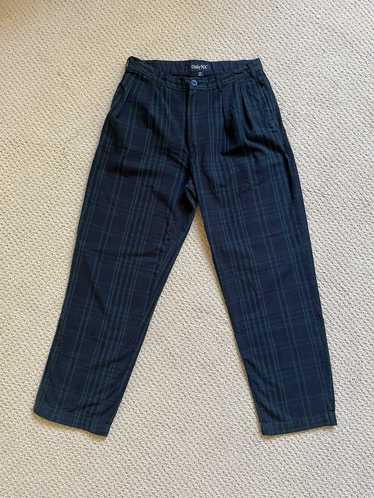 Only NY Only NY Plaid Pleated Chino Pants