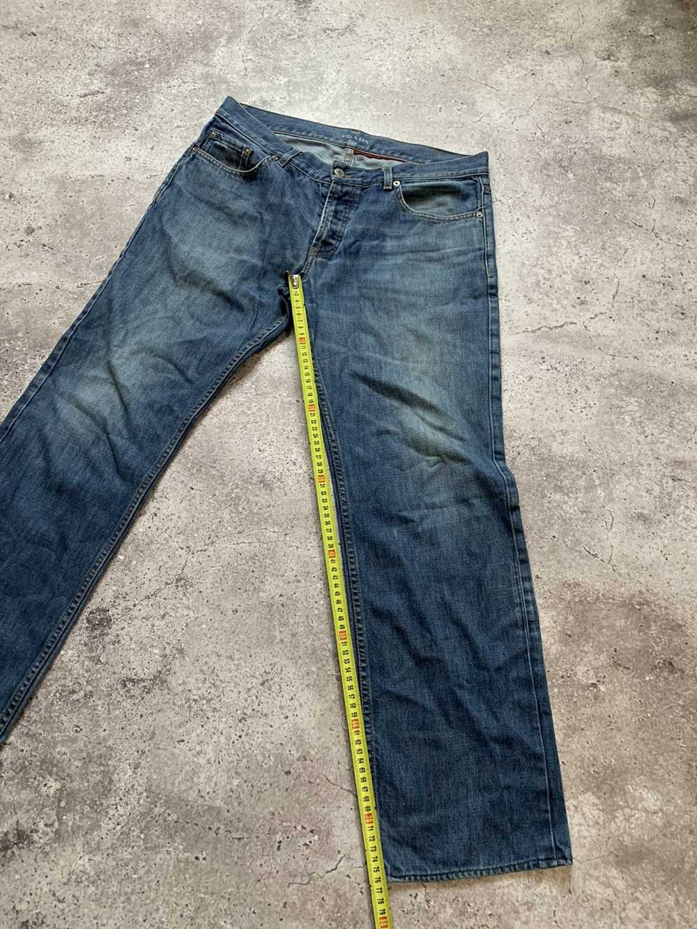 Prada Y2K Prada Blue Denim Faded Button-Fly Jeans - image 9