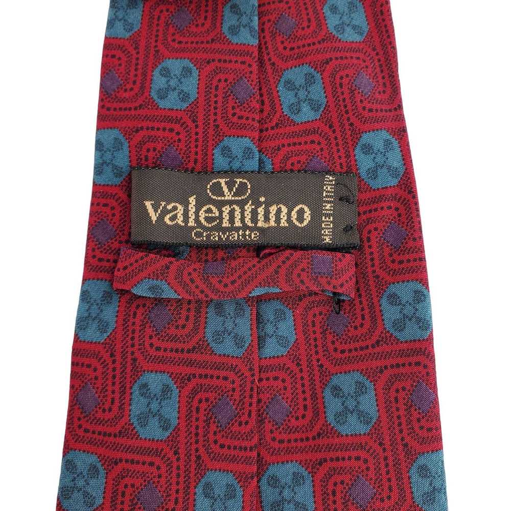 Valentino Vintage Valentino Cravette 100% Silk Na… - image 2