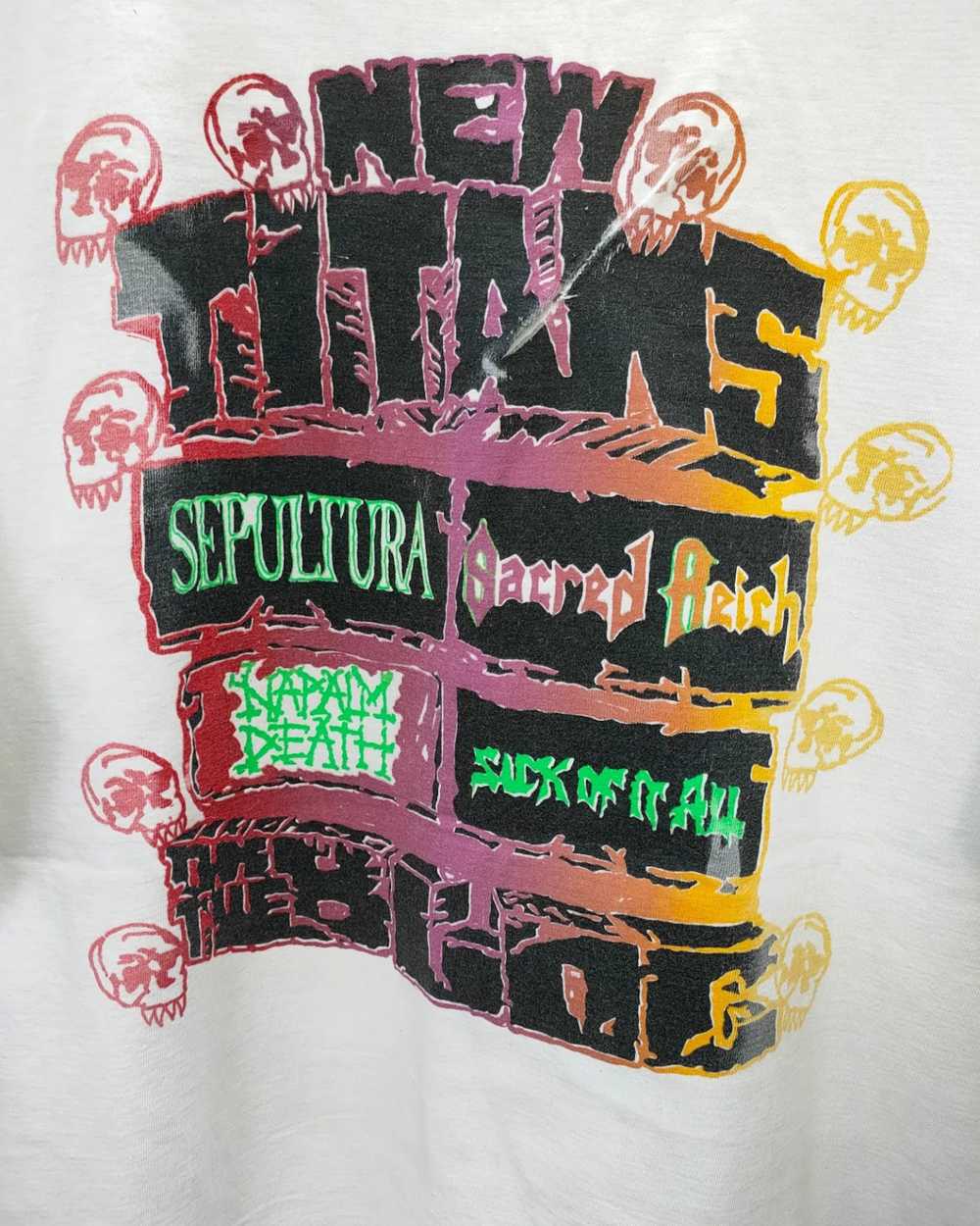 Band Tees Vintage 90s Sepultura (New titans on th… - image 3