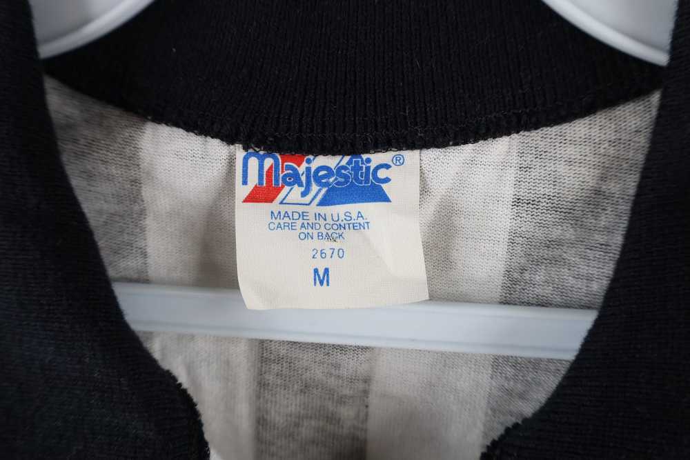 Majestic × Vintage Vintage 90s Majestic Striped C… - image 4