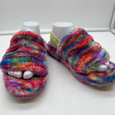 Ugg Ugg Fluff Yeah Pixelate Multicolor Slipper