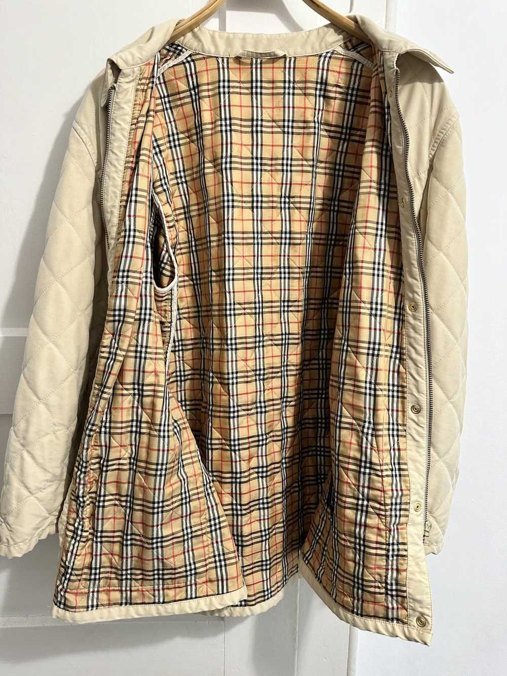 Burberry Burberrys x quilted jacket x vintage - image 10