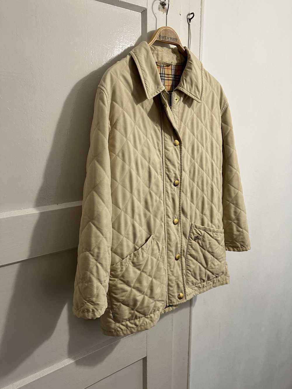 Burberry Burberrys x quilted jacket x vintage - image 3