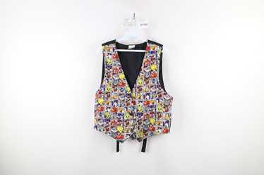Vintage Vintage 90s Looney Tunes Over Print Butto… - image 1