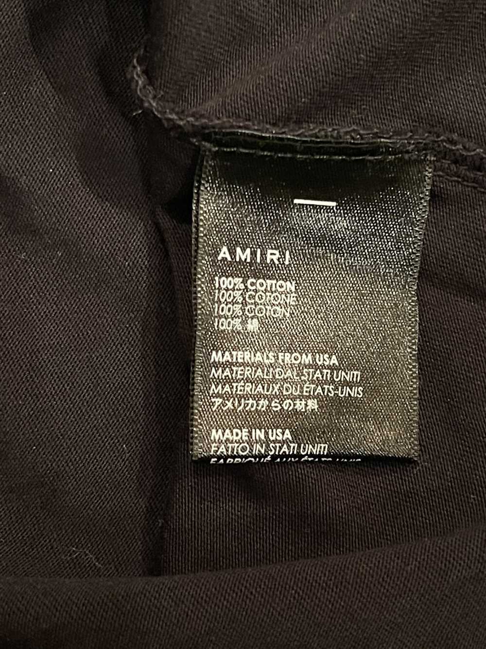 Amiri Amiri ‘College Tee’ black T-Shirt - image 4