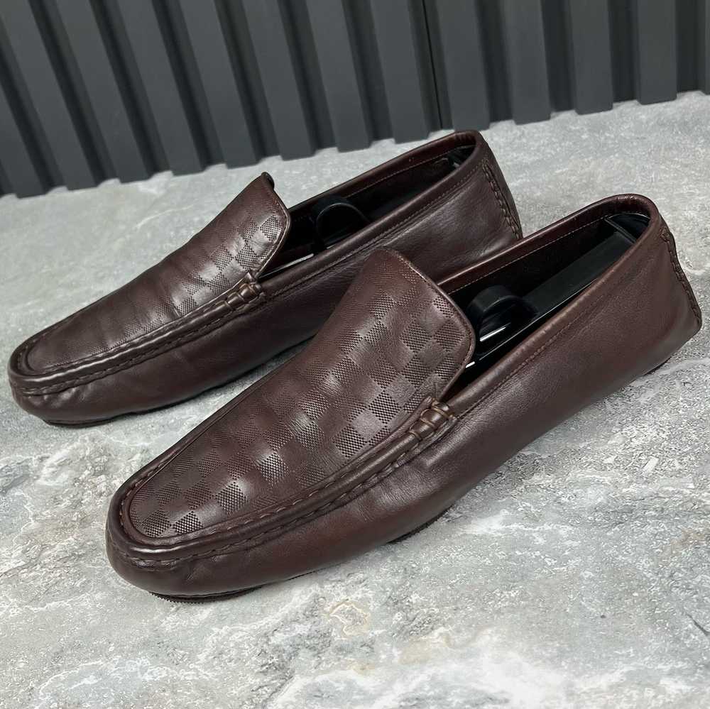 Louis Vuitton Slippers Moccasin Damier 7.5 LV - image 12