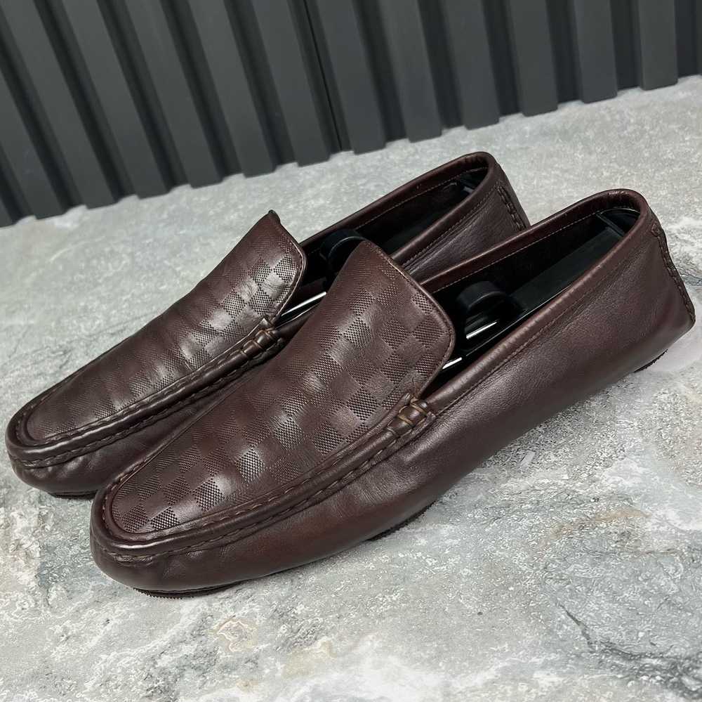 Louis Vuitton Slippers Moccasin Damier 7.5 LV - image 2