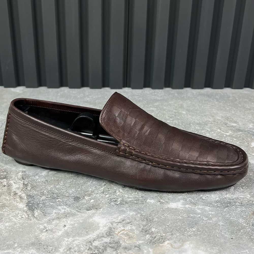 Louis Vuitton Slippers Moccasin Damier 7.5 LV - image 6