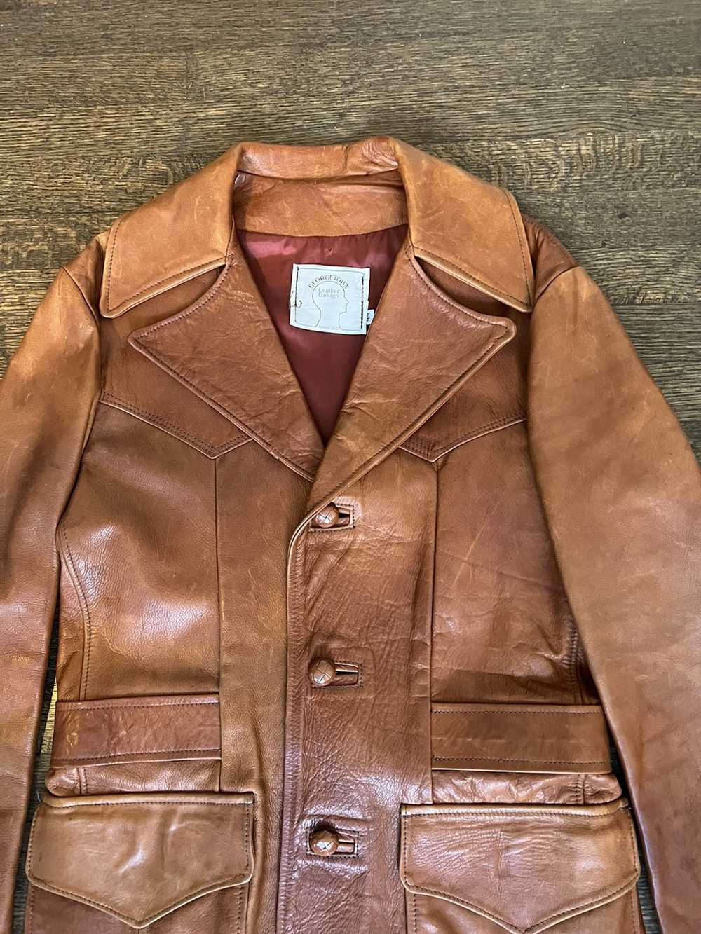 Vintage 1970s Georgetown Leather Designs Vintage … - image 4