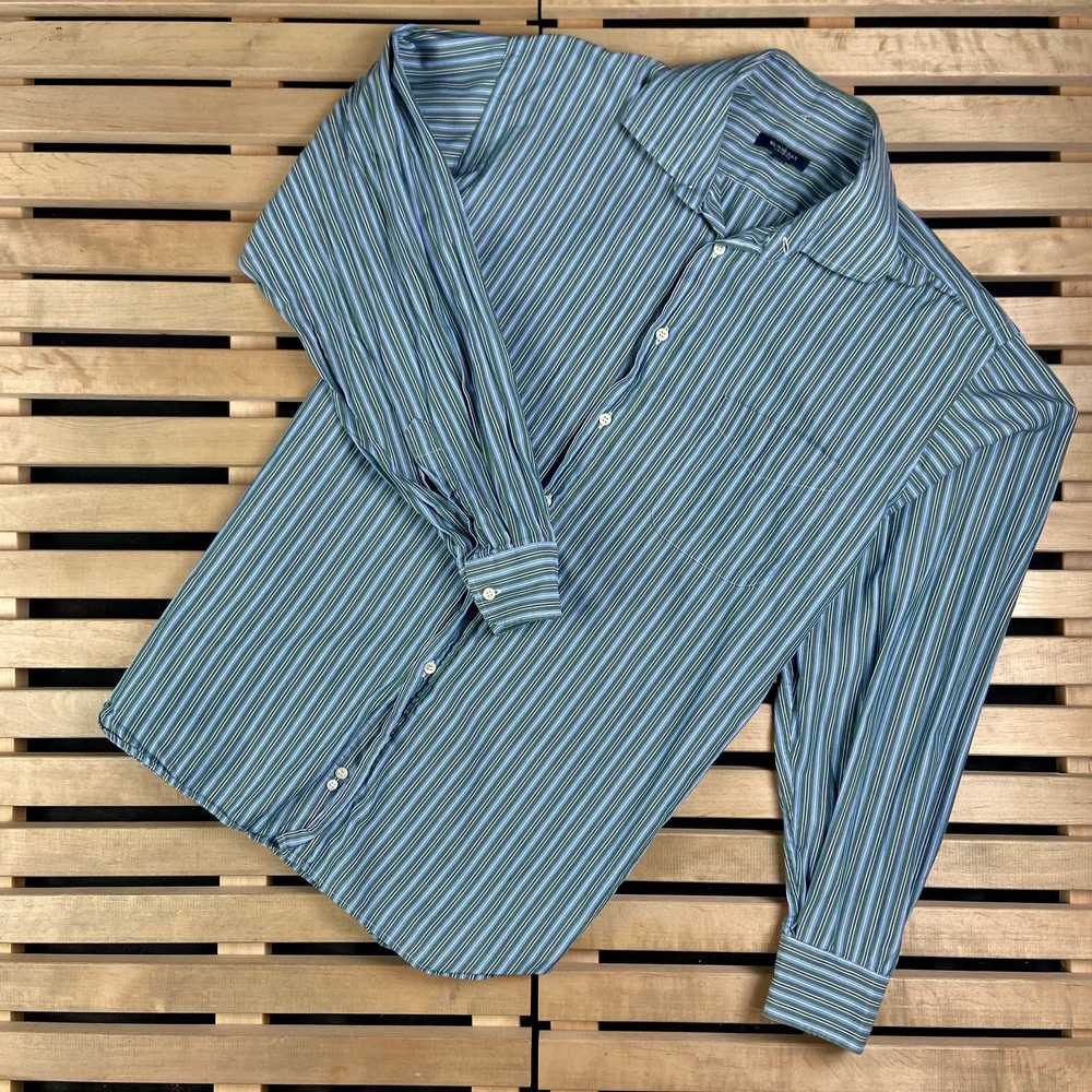 Burberry × Luxury × Vintage Mens Shirt Long Sleev… - image 1