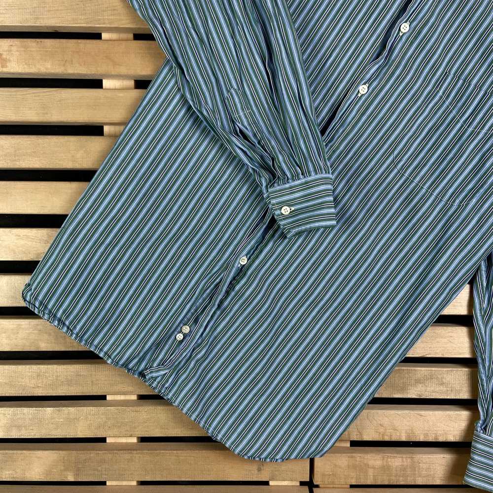 Burberry × Luxury × Vintage Mens Shirt Long Sleev… - image 3