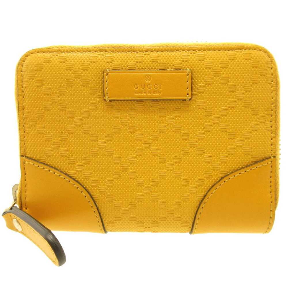 Gucci Gucci Tiamante 354495 Leather Yellow Coin C… - image 1