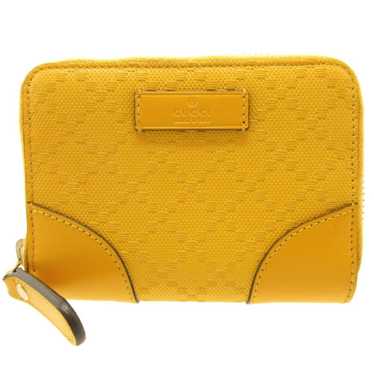 Gucci Gucci Tiamante 354495 Leather Yellow Coin C… - image 1