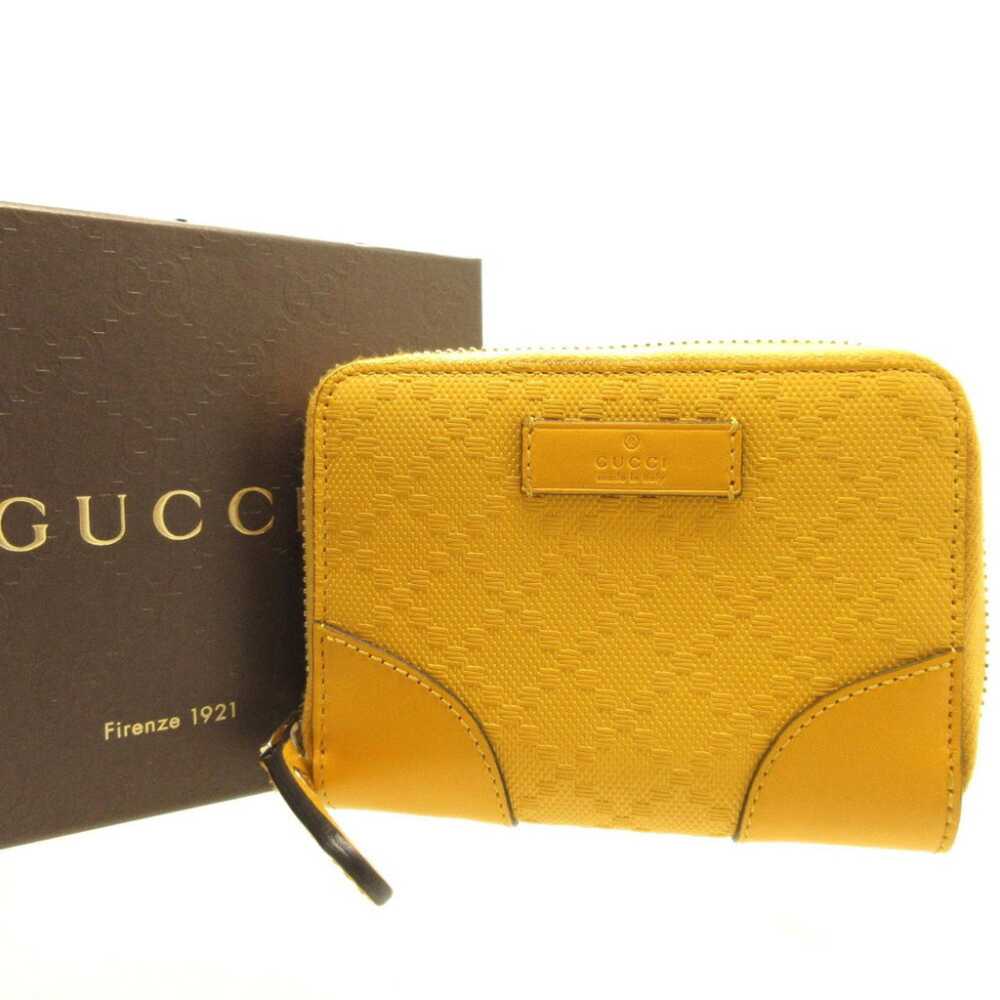 Gucci Gucci Tiamante 354495 Leather Yellow Coin C… - image 2