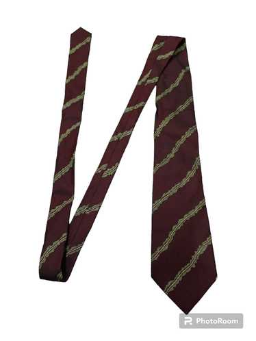 Issey Miyake ISSEY MIYAKI STRIPE TIE - image 1