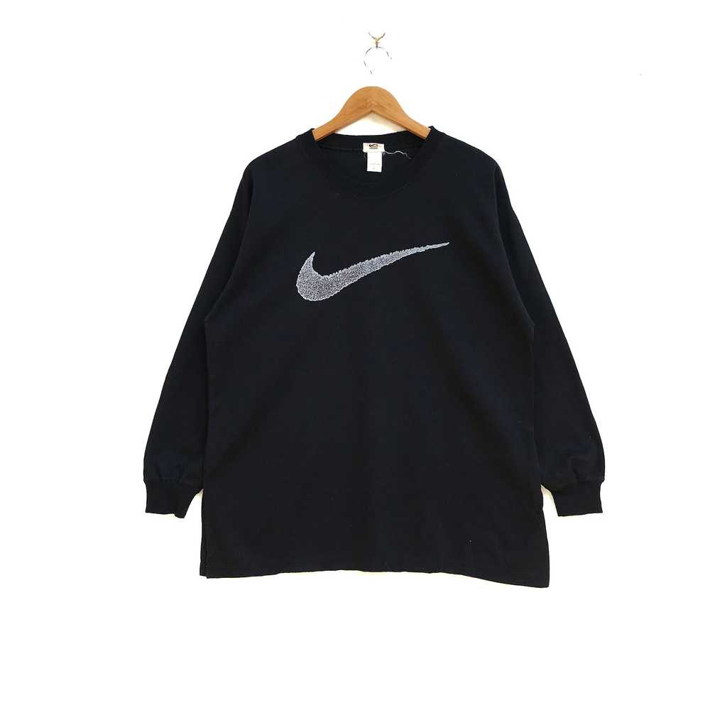 Nike Nike Swoosh Big Logo Printed Pullover Sweats… - image 1