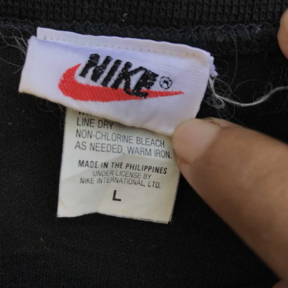 Nike Nike Swoosh Big Logo Printed Pullover Sweats… - image 3