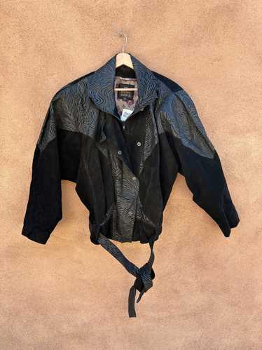 1980's Byrnes & Baker Black Leather Jacket