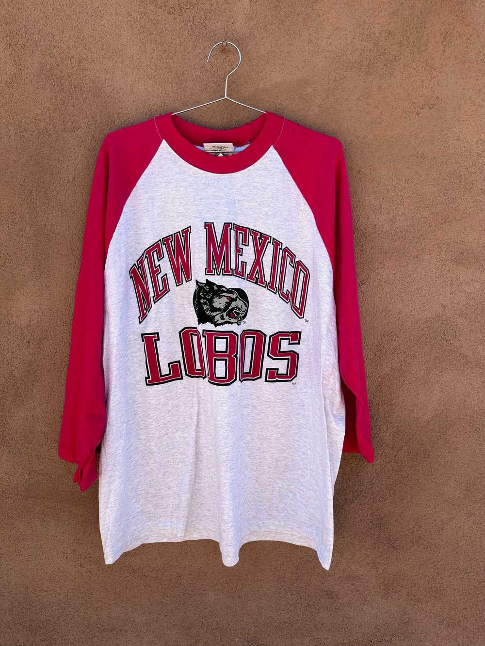 UNM Lobos Deadstock 3/4 Sleeve Shirt - image 1