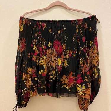 Aritzia Wilfred Off-the-Shoulder Floral Top (XS) … - image 1