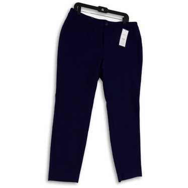 Charter Club NWT Womens Blue Flat Front Stretch P… - image 1