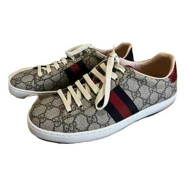 Gucci Ace cloth trainers