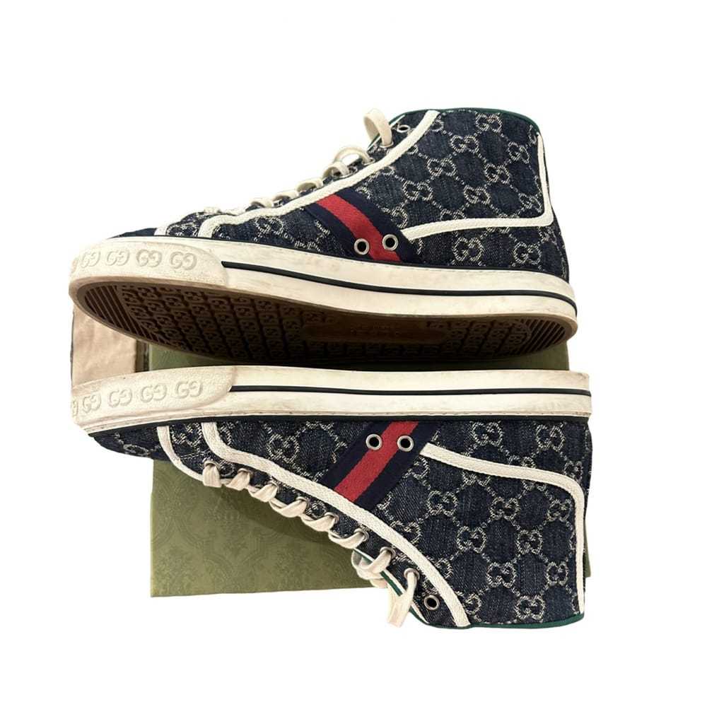 Gucci Tennis 1977 cloth high trainers - image 5
