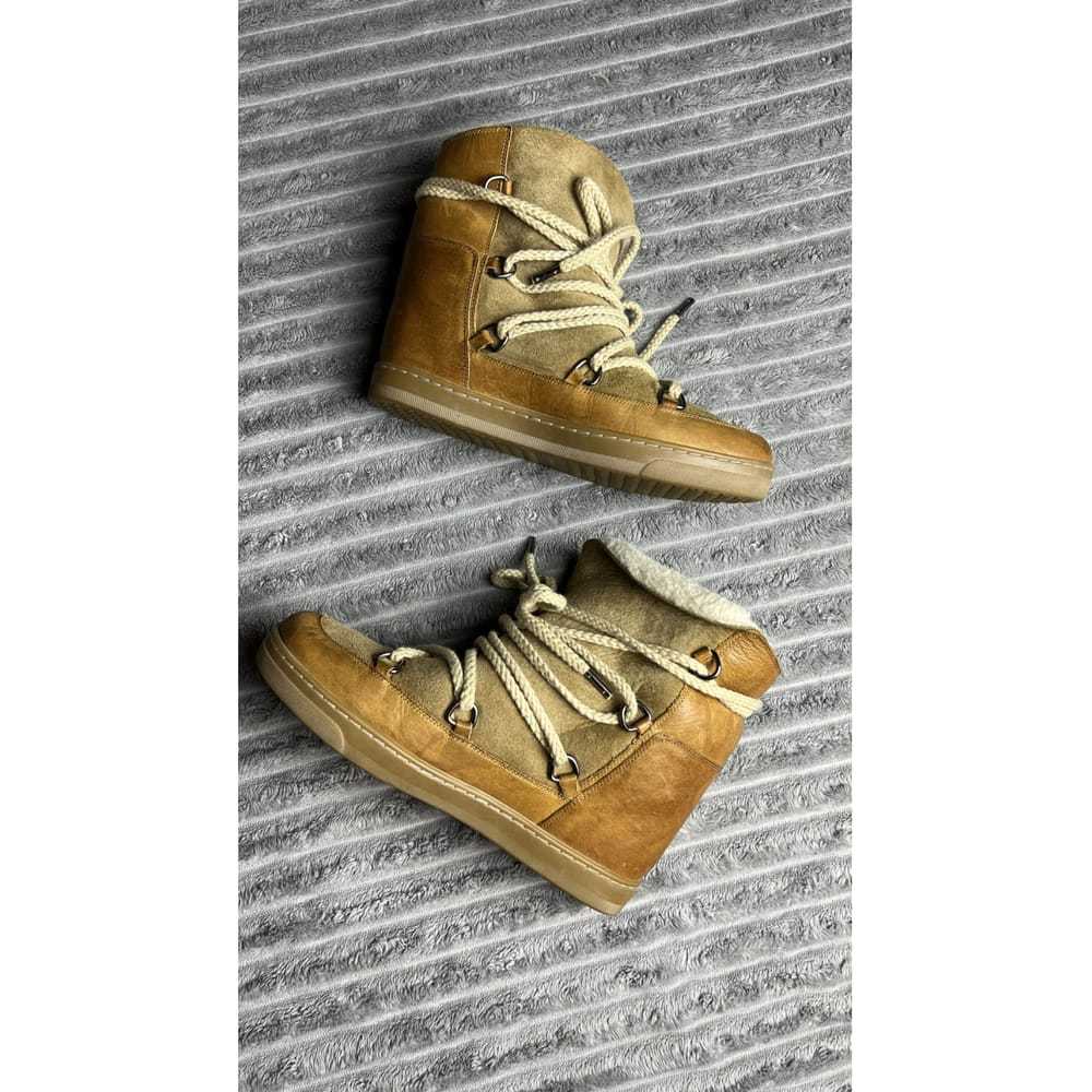 Isabel Marant Nowles leather snow boots - image 7
