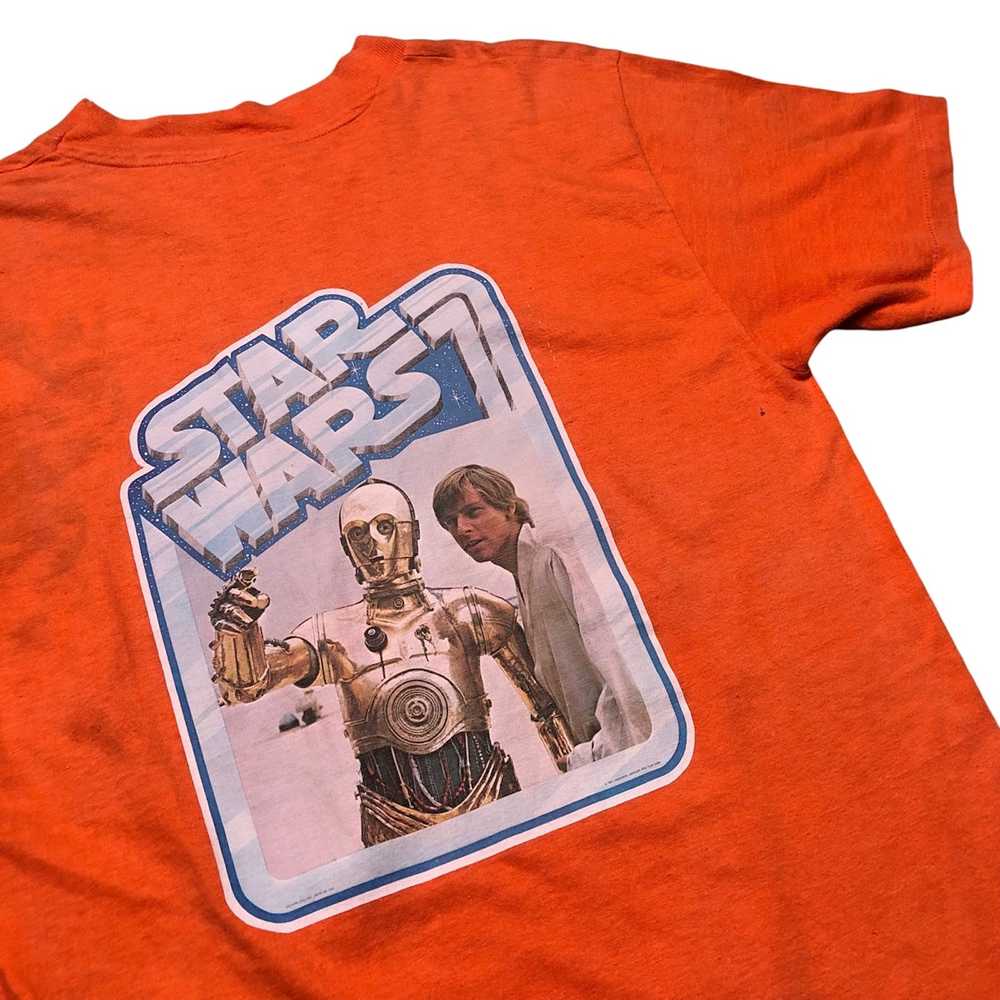 Star Wars × Vintage Vtg 70s Star Wars Iron On Luk… - image 1