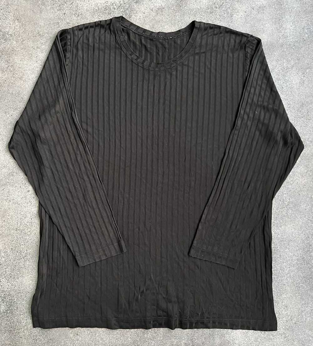 Streetwear × Vintage Vintage ribbed long sleeve H… - image 1