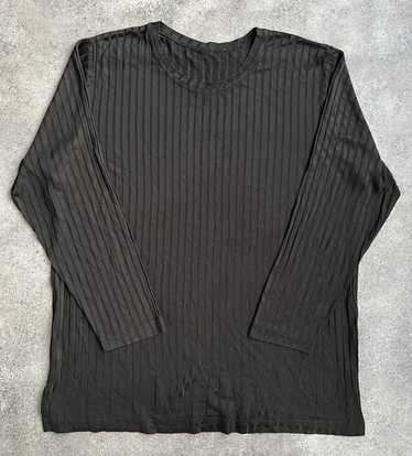 Streetwear × Vintage Vintage ribbed long sleeve H… - image 1