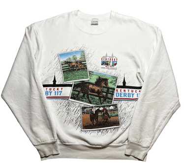 Streetwear × Vintage Vintage Kentucky derby crew … - image 1