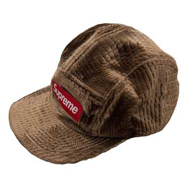 Supreme Featherweight Wool Camp Cap Brown