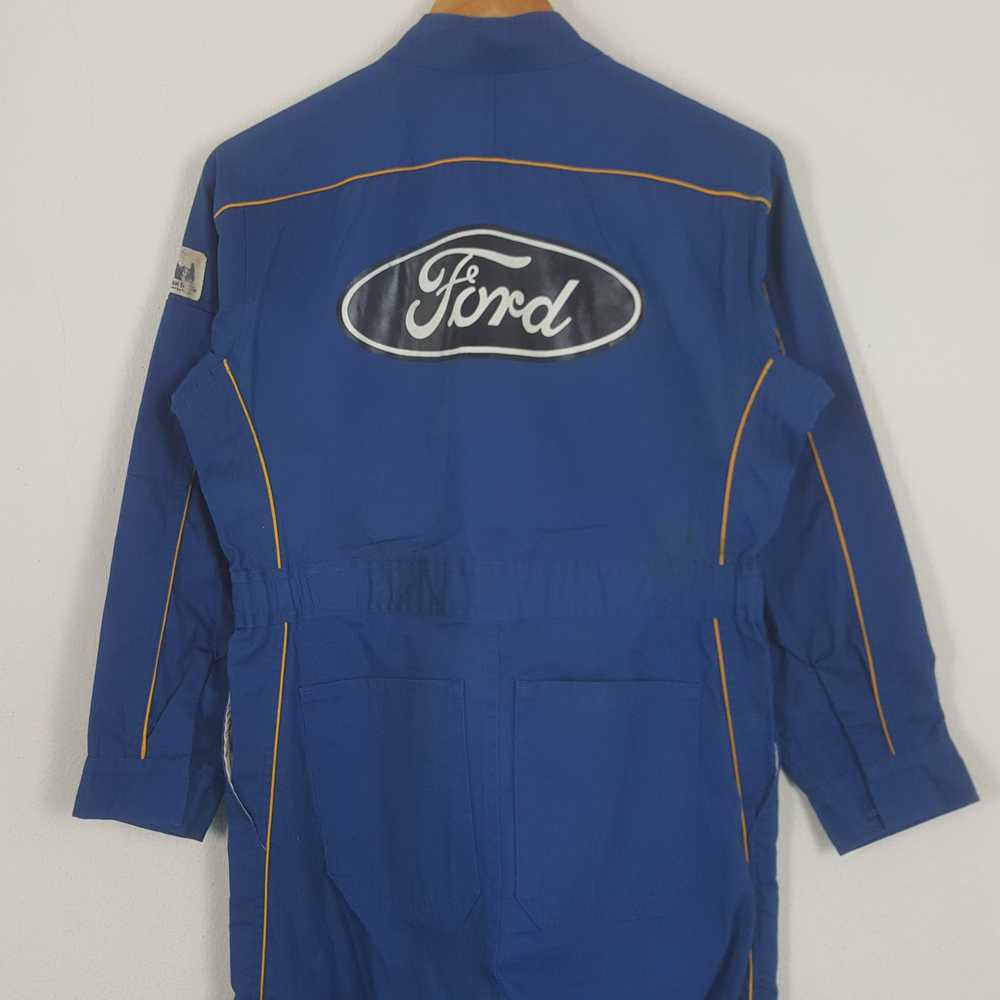 Ford × Vintage Vintage Ford Racing Custom Art Saf… - image 2