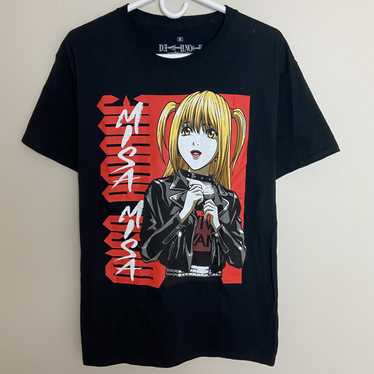 Death Note Mall Goth Misa Patches T-Shirt XL Black