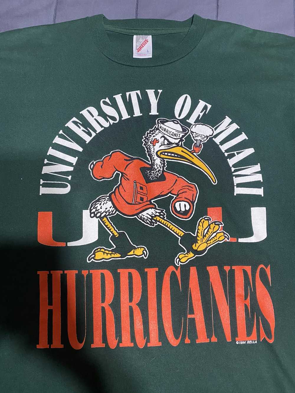 Vintage Vintage 1994 University of Miami Hurrican… - image 3