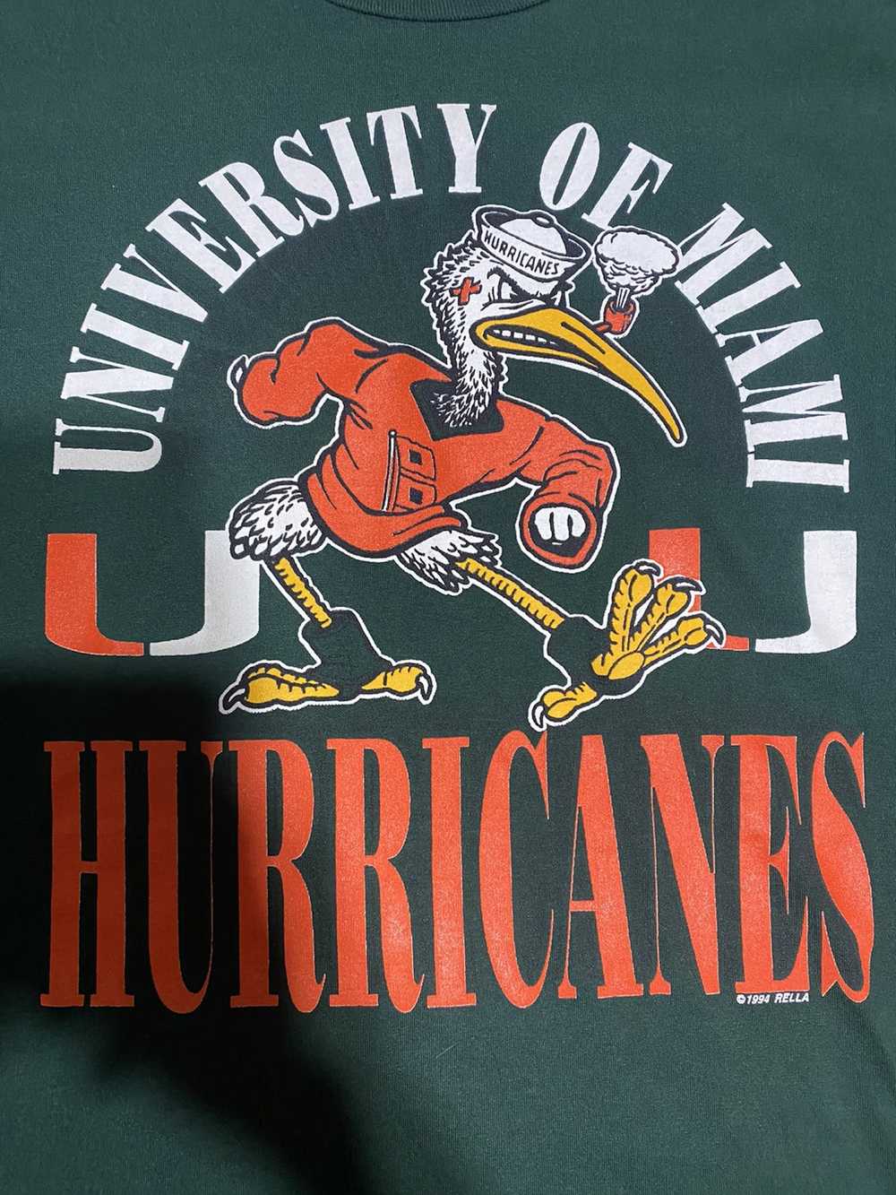 Vintage Vintage 1994 University of Miami Hurrican… - image 4