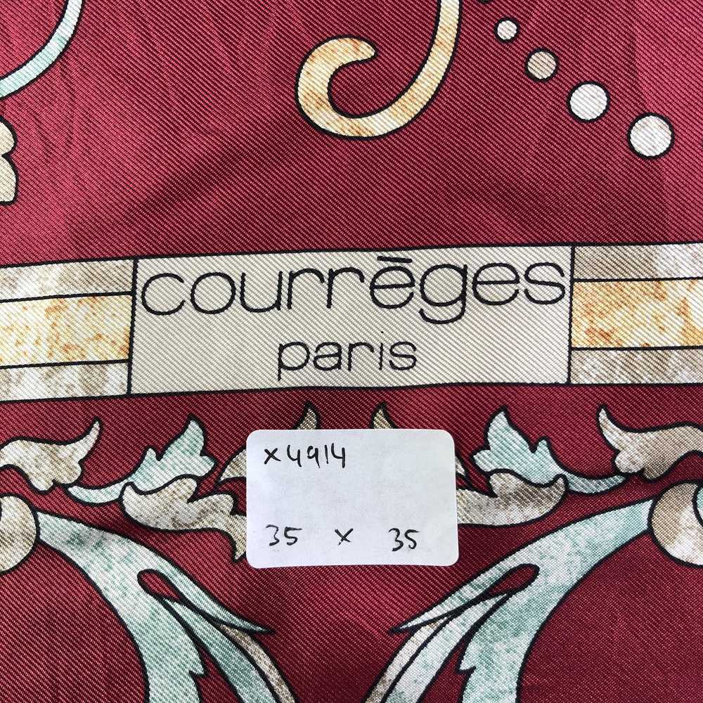 Courreges × Vintage Vintage Courreges Silk Scarf - image 6