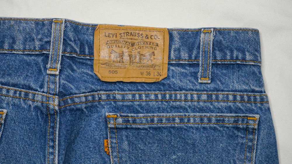 Levi's × Made In Usa × Vintage 90s Vintage 505 Ma… - image 6