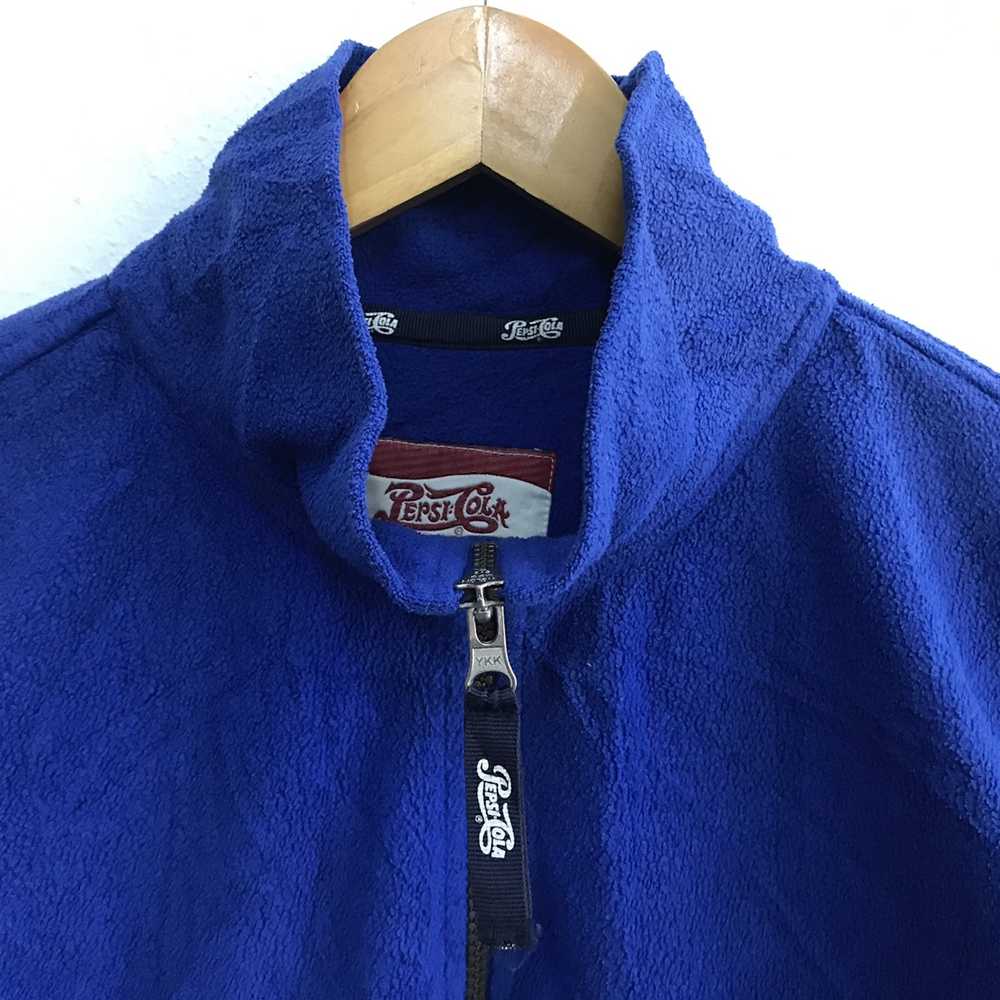 Pepsi Vintage Pepsi Cola Fleece Sweatshirt Embroi… - image 8