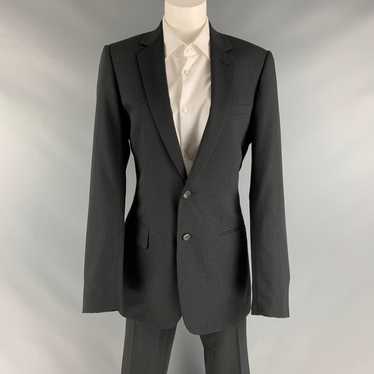 Dior Black Silver Shimmery Polyester Blend Suit