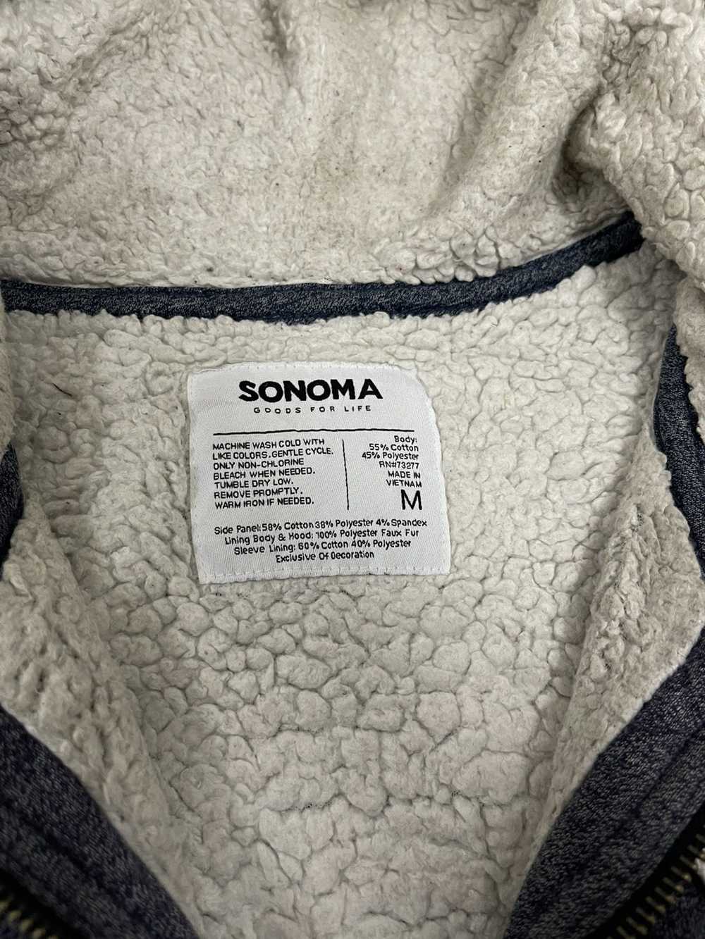 Sonoma Sonoma fleece hoodie fullziped - image 4