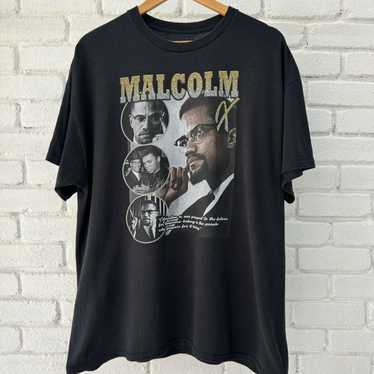 Malcolm X × Rap Tees × Vintage Malcolm X Tee - image 1