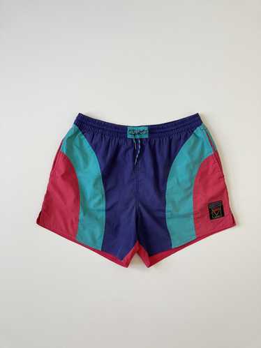 Speedo × Vintage colorful shorts Speedo Vintage 9… - image 1