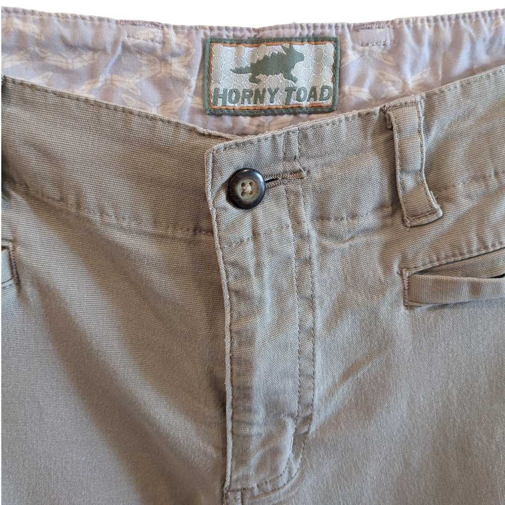 Other Horny Toad Tan Khaki Cotton Pants Size 6 - image 2