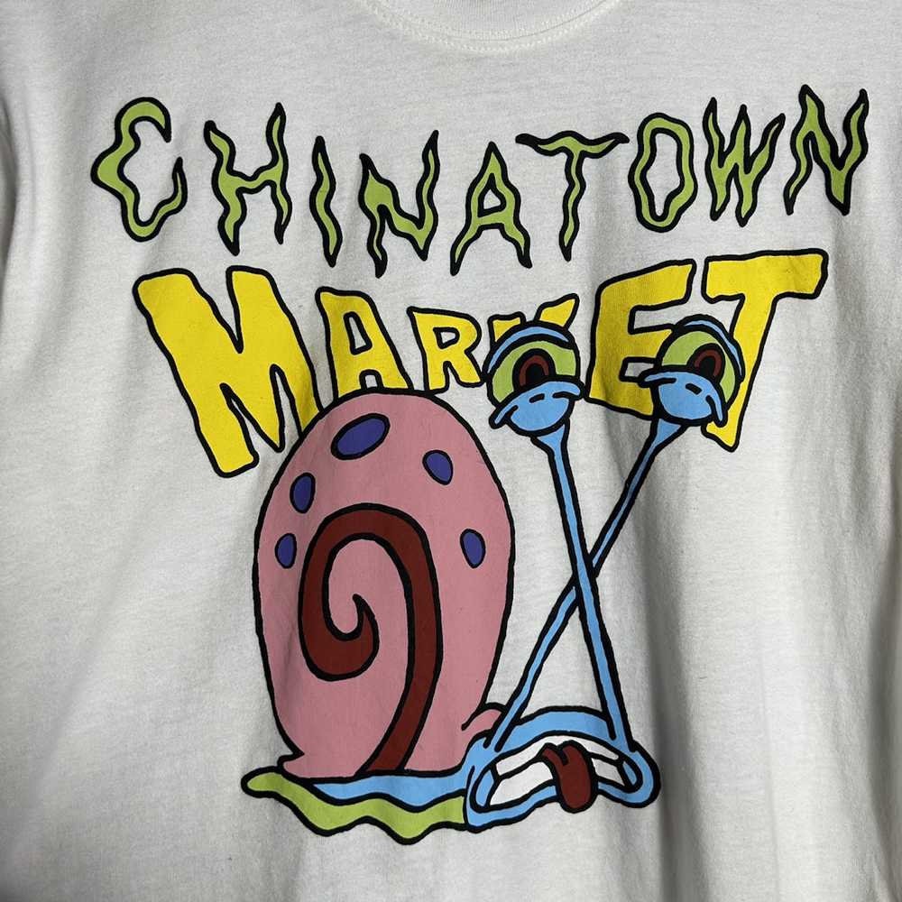 Streetwear Chinatown Market X SpongeBob Tshirt - image 3