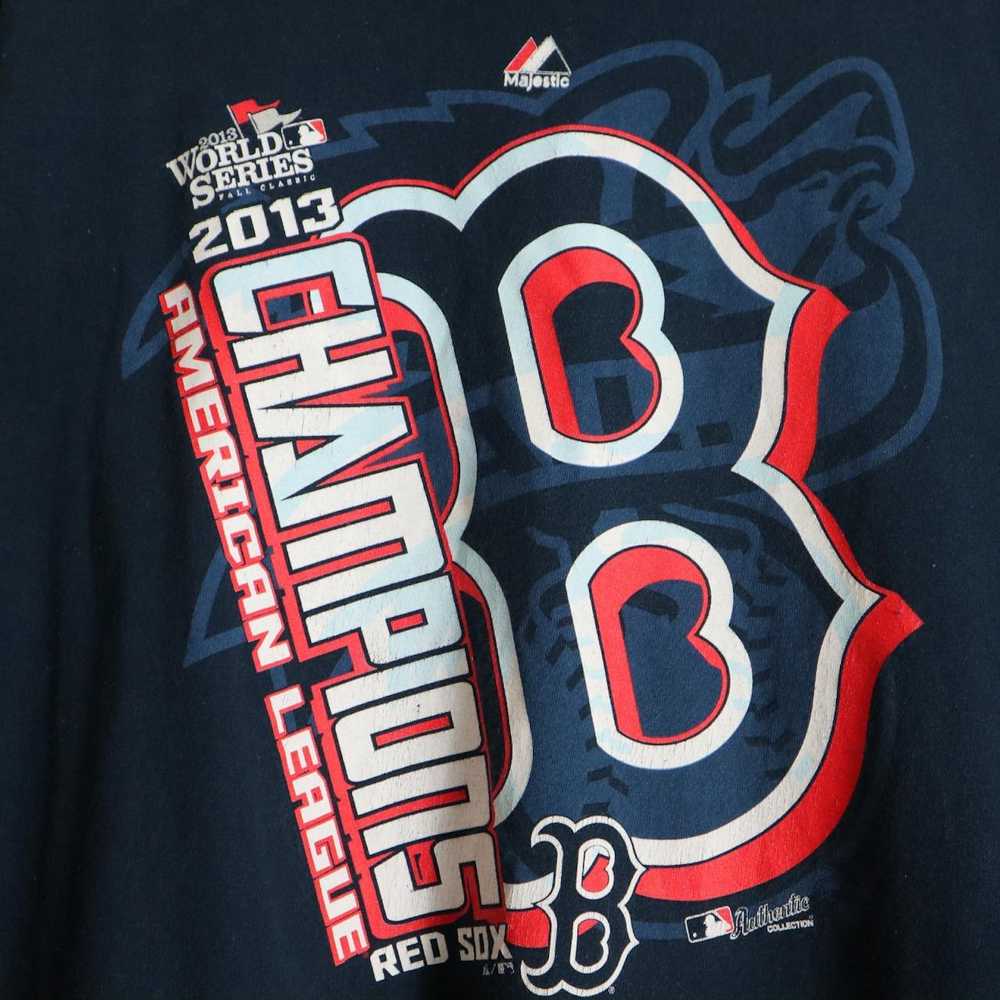 MLB × Majestic Vintage Boston Red Sox Graphic T-s… - image 3