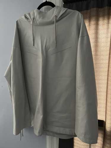 Givenchy Givenchy Grey Lamb Leather Hoodie - image 1